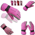 Winter Warm Ski Gloves For Lady Play Water Proof Role
